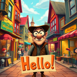 Whose Hello? - Text-based game