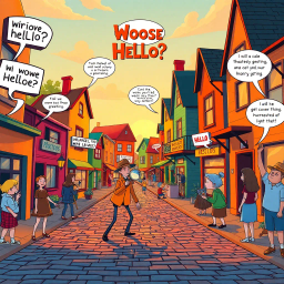 Whose Hello? - Text-based game