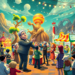 Whose Hello Is It Anyway? - Text-based game