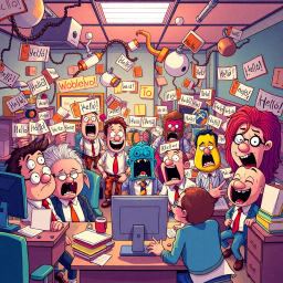 Whose Hello Is It Anyway? - Text-based game