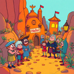 Whose Hello? - Text-based game