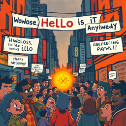 Whose Hello Is It Anyway? - Text-based game
