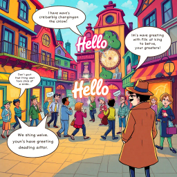 Whose Hello Is It Anyway? - Text-based game