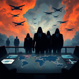 Veil of Drones - Text-based game