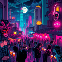 Midnight Revelry - Text-based game