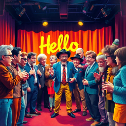 Whose Hello is it Anyway? - Text-based game