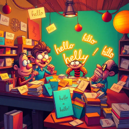 Whose Hello Is It Anyway? - Text-based game