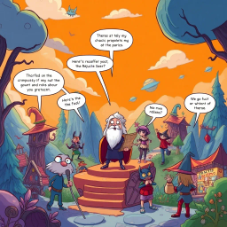 Whose Prophecy is it Anyway? - Text-based game