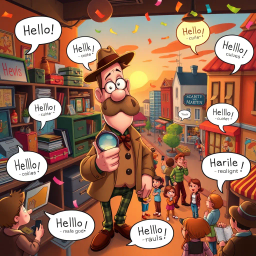 Whose Hello? - Text-based game