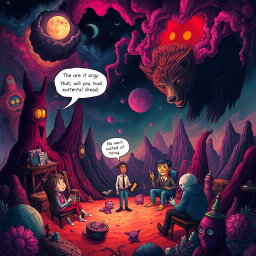 Whose Nightmare Is It Anyway? - Text-based game