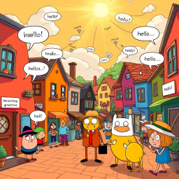 Whose Hello Is It Anyway? - Text-based game