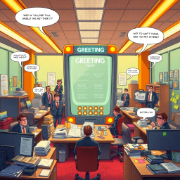 Whose Hello Is It Anyway? - Text-based game