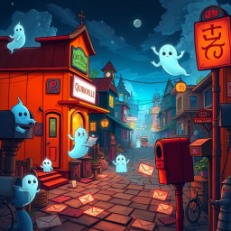 Ghosts of the Postmeter - Text-based game