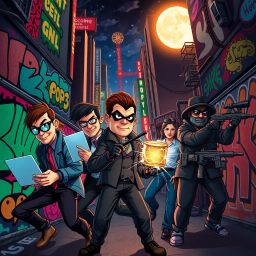 Squad Shenanigans: The Uneasy Alliance - Text-based game