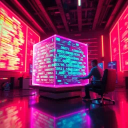 Spinning Code Cube - Text-based game