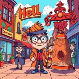 Whose Hello Is It Anyway? - Text-based game