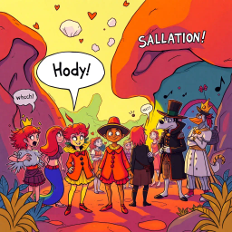 Whose Hello Is It Anyway? - Text-based game