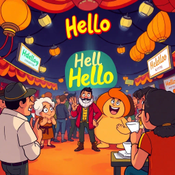 Whose Hello Is It Anyway? - Text-based game