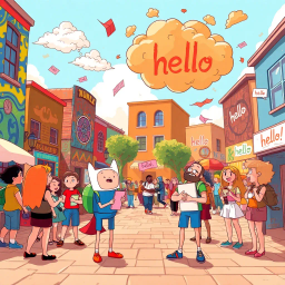 Whose Hello Is It Anyway? - Text-based game