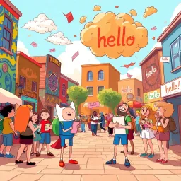 Whose Hello Is It Anyway? - Text-based game