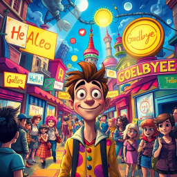 Whose Hello Is It Anyway? - Text-based game