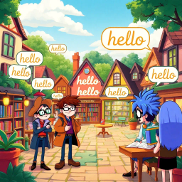 Whose Hello Is It Anyway? - Text-based game