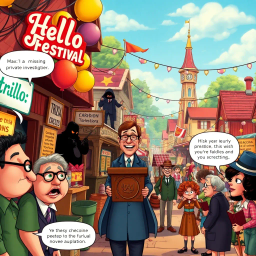 Whose Hello Is It Anyway? - Text-based game