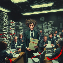 Bureaucratic Revolution - Text-based game