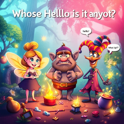 Whose Hello Is It Anyway? - Text-based game