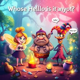 Whose Hello Is It Anyway? - Text-based game