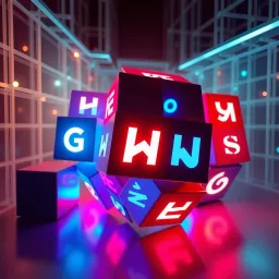 Spinning Cube Challenge - Text-based game