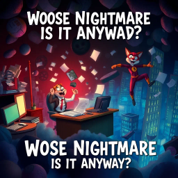 Whose Nightmare Is It Anyway? - Text-based game