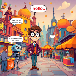 Whose Hello Is It Anyway? - Text-based game