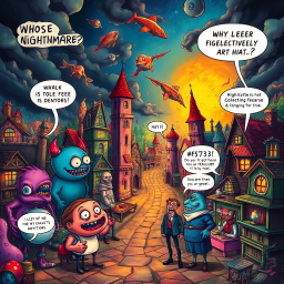 Whose Nightmare Is It Anyway? - Text-based game