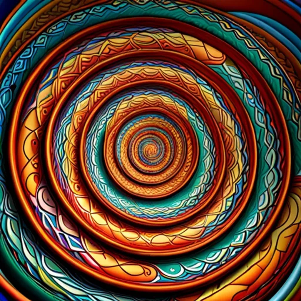 Spinning Glyphs