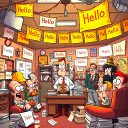 Who’s Hello is it Anyway? - Text-based game