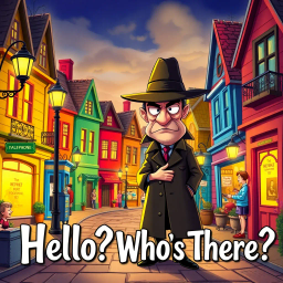 Hello? Who's There? - Text-based game