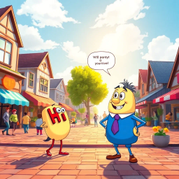 Whose Hello Is It Anyway? - Text-based game