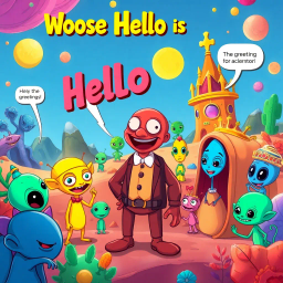 Whose Hello Is It Anyway? - Text-based game