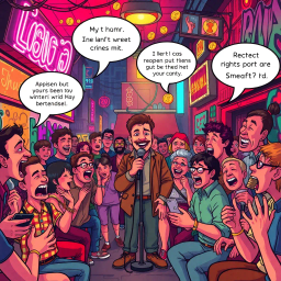 Whose Laughter is it Anyway? - Text-based game