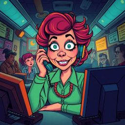 Whose Hello Is It Anyway? - Text-based game