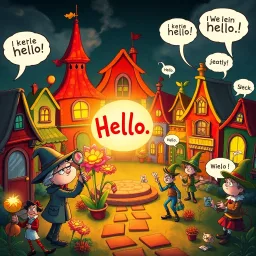 Whose Hello Is It Anyway? - Text-based game