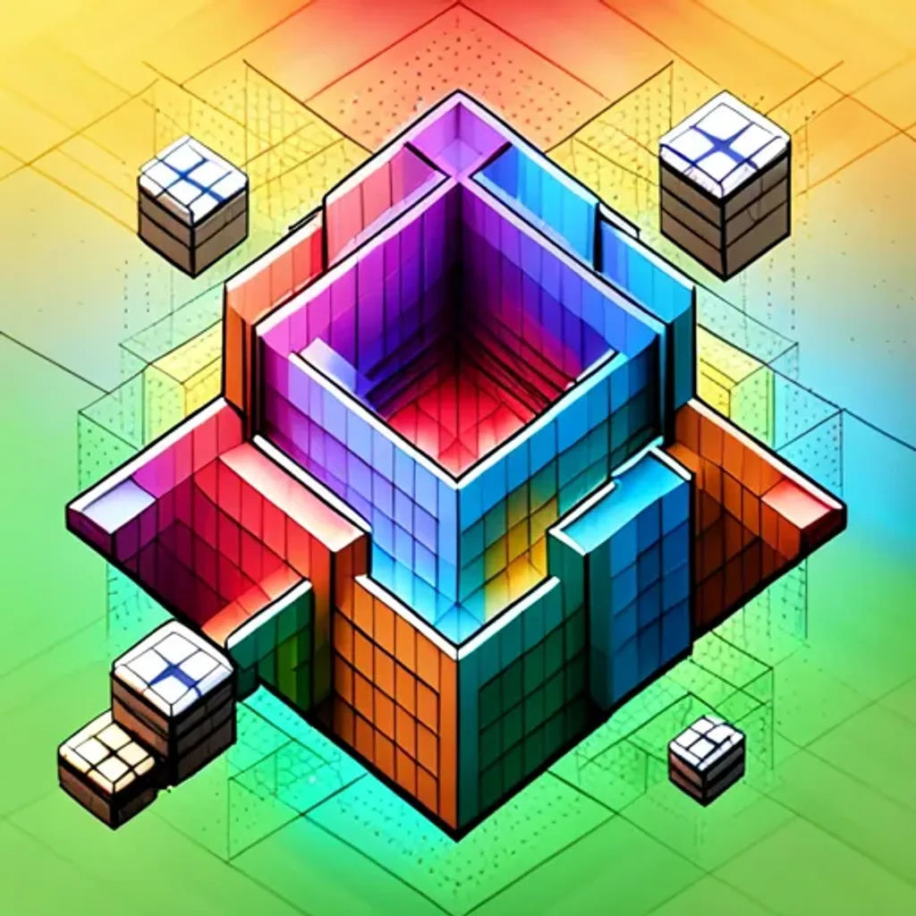Spinning Math Cube