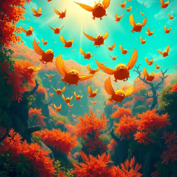 Flocking Frenzy - Text-based game