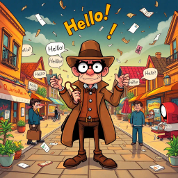 Whose Hello Is It Anyway? - Text-based game