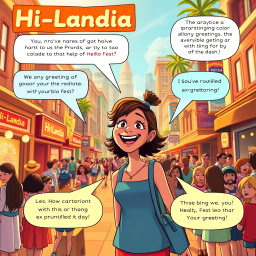 Whose Hello Is It Anyway? - Text-based game