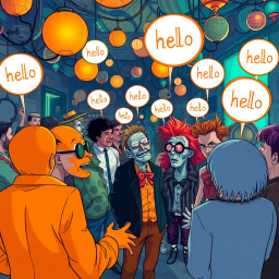 Whose Hello Is It Anyway? - Text-based game