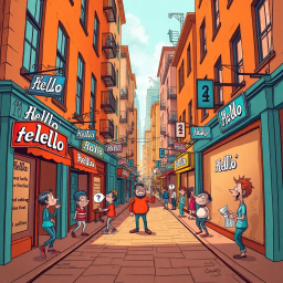 Whose Hello Is It Anyway? - Text-based game