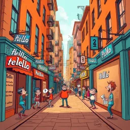 Whose Hello Is It Anyway? - Text-based game