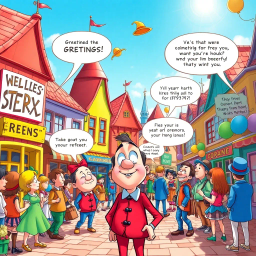 Whose Hello is it Anyway? - Text-based game